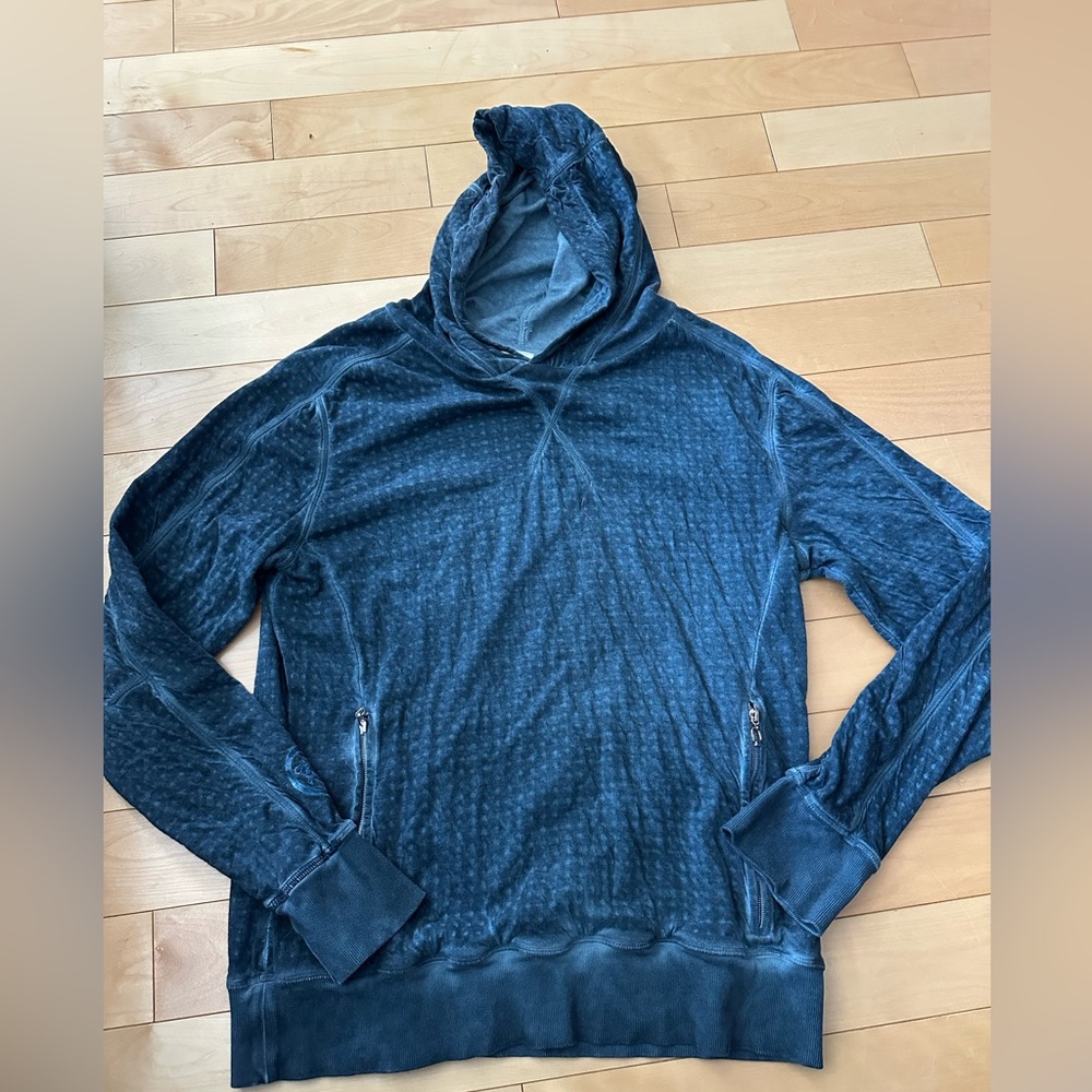 Vintage Parasuco Denim print hoodie L